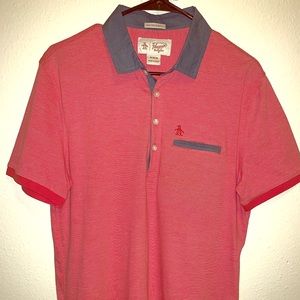 Original Penguin Red Short Sleeve Polo (M)